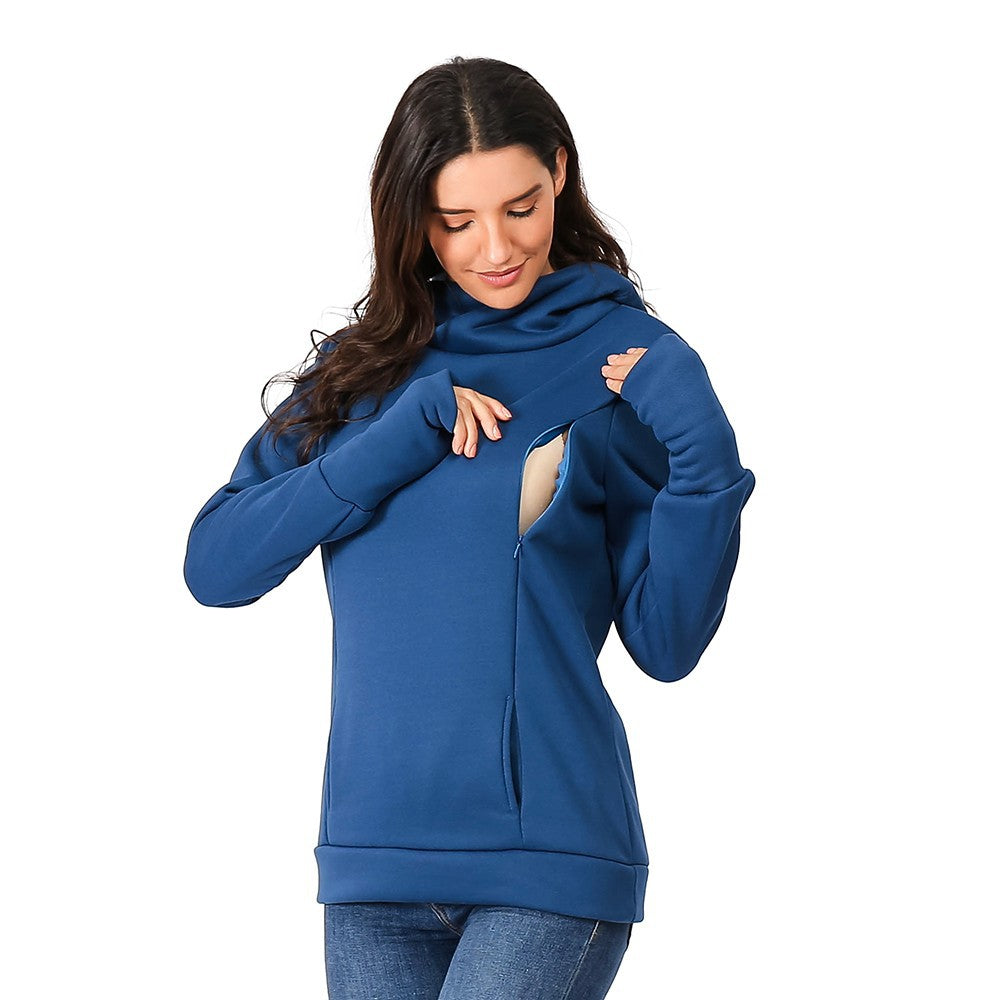 Mutini™ Maternity Flow Hoodie — Comfort That Grows With You