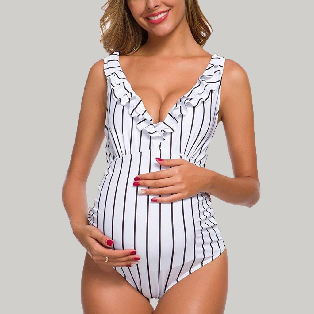MUTINI™ LuxeBump: One-Piece Swimsuit "Parisian Chic"