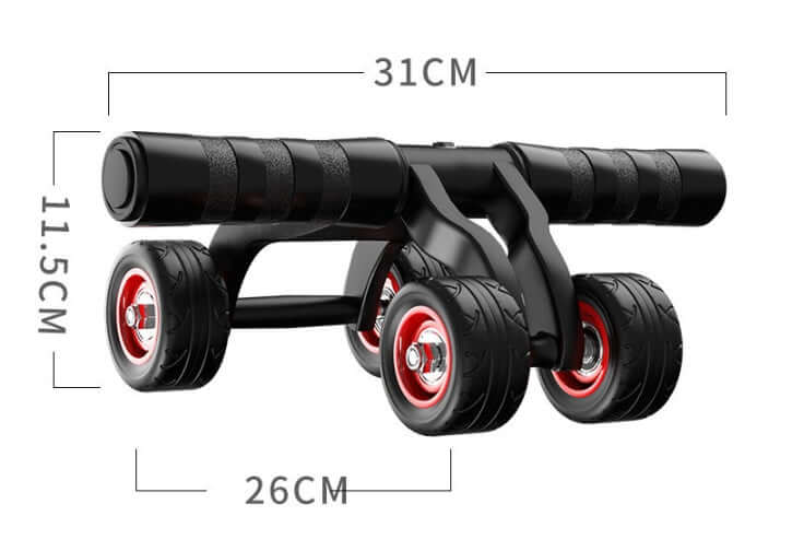 Mutini Fitness™ Four-Wheel Ab Roller