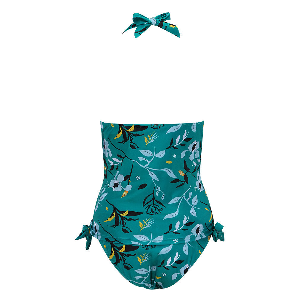 MUTINI™ LuxeBump: One-Piece Swimsuit "Tropical Eden"
