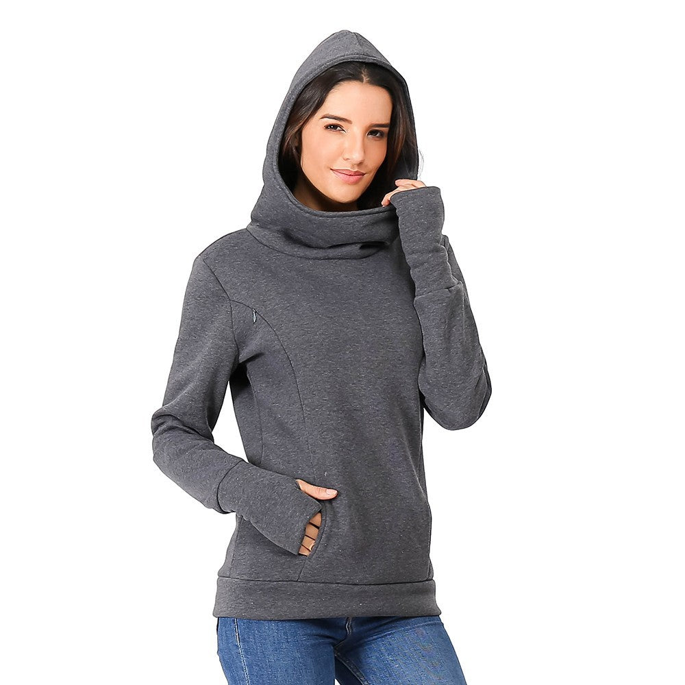 Mutini™ Maternity Flow Hoodie — Comfort That Grows With You