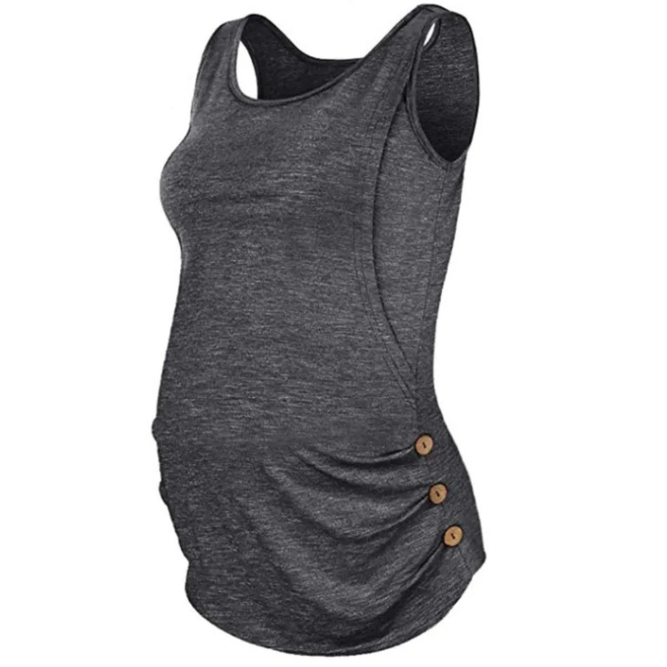 Mutini™ Maternity Flow Nursing Vest — Breastfeed Anywhere with Confidence