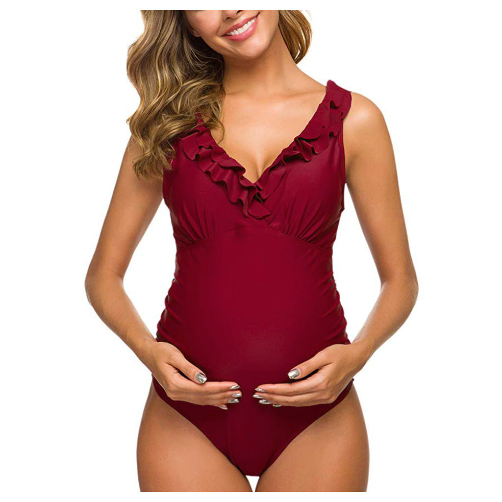 MUTINI™ LuxeBump: One-Piece Swimsuit "Parisian Chic"