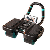 Mutini™ Core Trainer Pro — Multifunctional Ab Roller with Handle & Phone Holder.