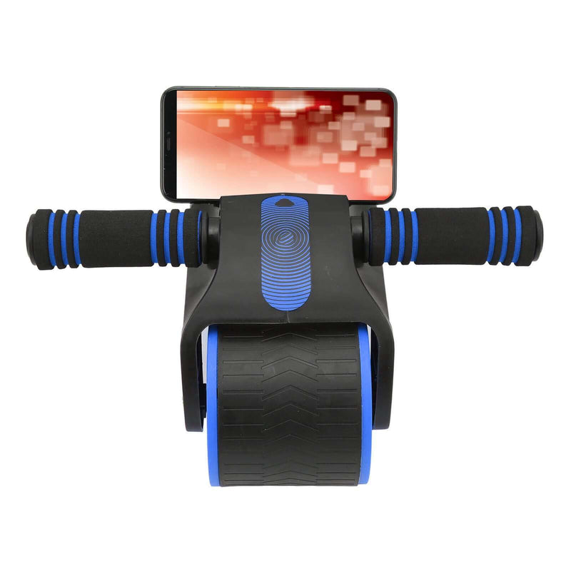 Aabdominal Wheel with Triangular Bracing Sport Fitness Wheel for Home Gym Fitness Equipment Blue