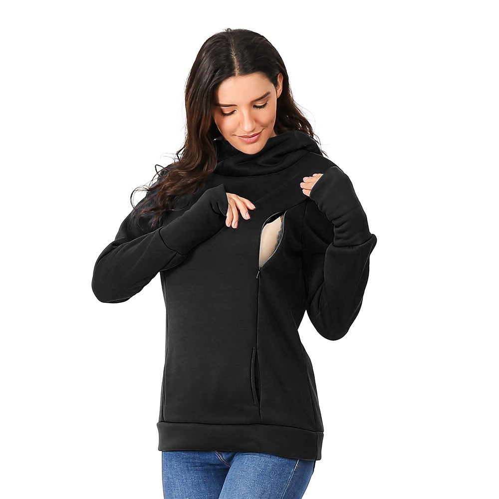 Mutini™ Maternity Flow Hoodie — Comfort That Grows With You