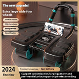 Mutini™ Core Trainer Pro — Multifunctional Ab Roller with Handle & Phone Holder for full-body workouts.
